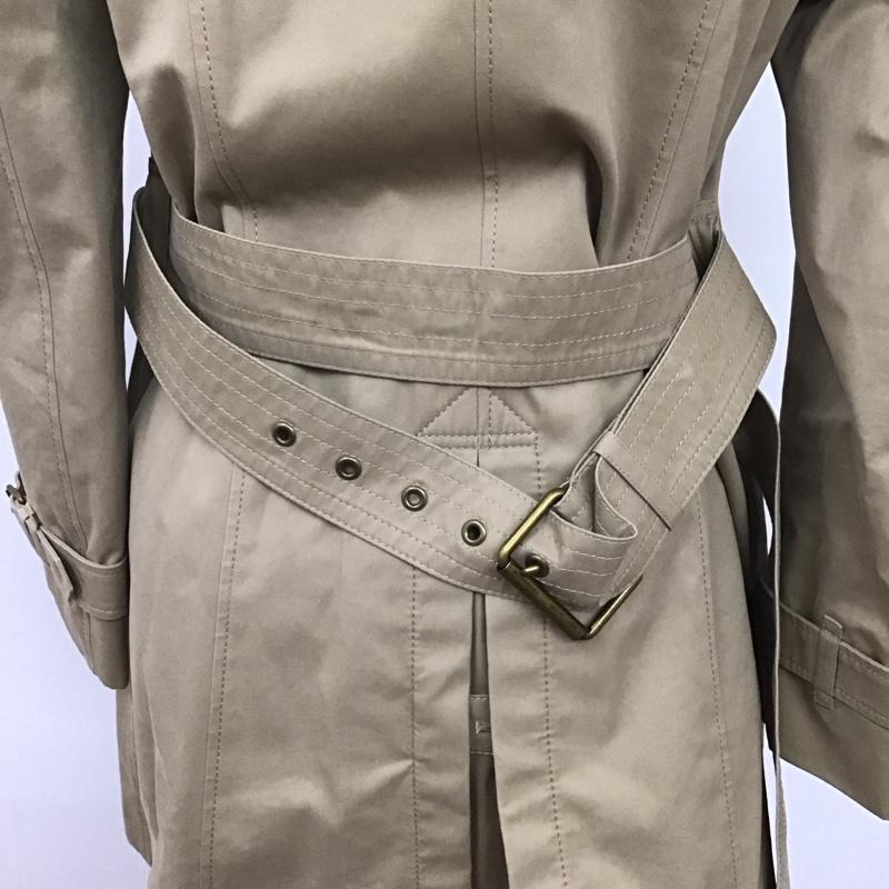 バーバリーブルーレーベル BURBERRY BLUE LABEL コート トレンチコート 36 無地 ベージュ / ベージュ /  レディース USED 古着 中古 10108501