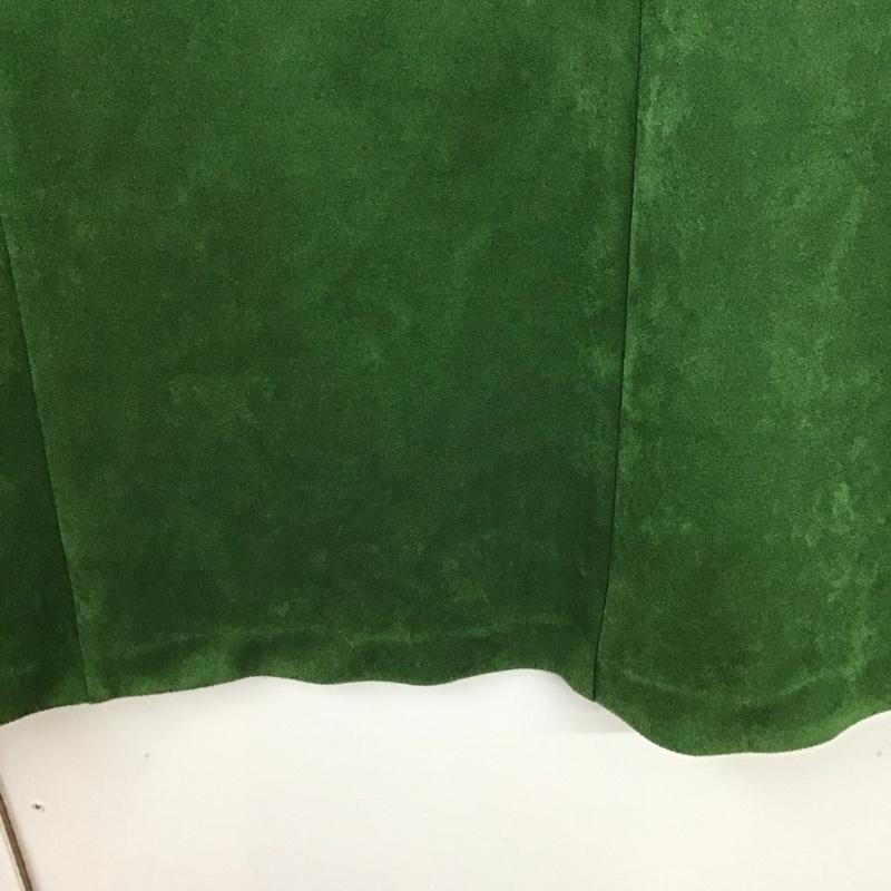 ジーナシス JEANASIS スカート ロングスカート ロングスカート フレアスカート スウェード M 無地 緑 / グリーン /  レディース USED 古着 中古 10129802