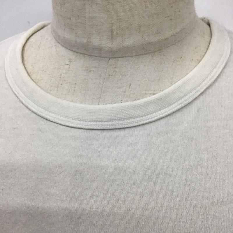 ザノースフェイス THE NORTH FACE Tシャツ 長袖 NT81732 PIGMENT DYE TEE ロンT L ロゴ、文字 アイボリー / アイボリー /  メンズ USED 古着 中古 10115598