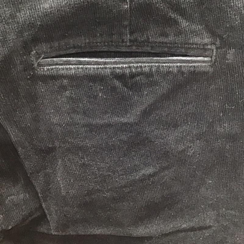 インヘリット INHERIT パンツ ワークパンツ、ペインターパンツ コーデュロイパンツ ワイドパンツ ストレートパンツ カジュアルパンツ L 無地 黒 / ブラック /  メンズ USED 古着 中古 10113887