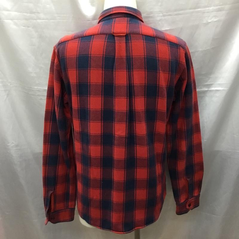 デラックス DELUXE シャツ、ブラウス 長袖 長袖シャツ カラーシャツ ポケットシャツ 長袖カットソー チェックシャツ L チェック マルチカラー / マルチカラー /  メンズ USED 古着 中古 10117541