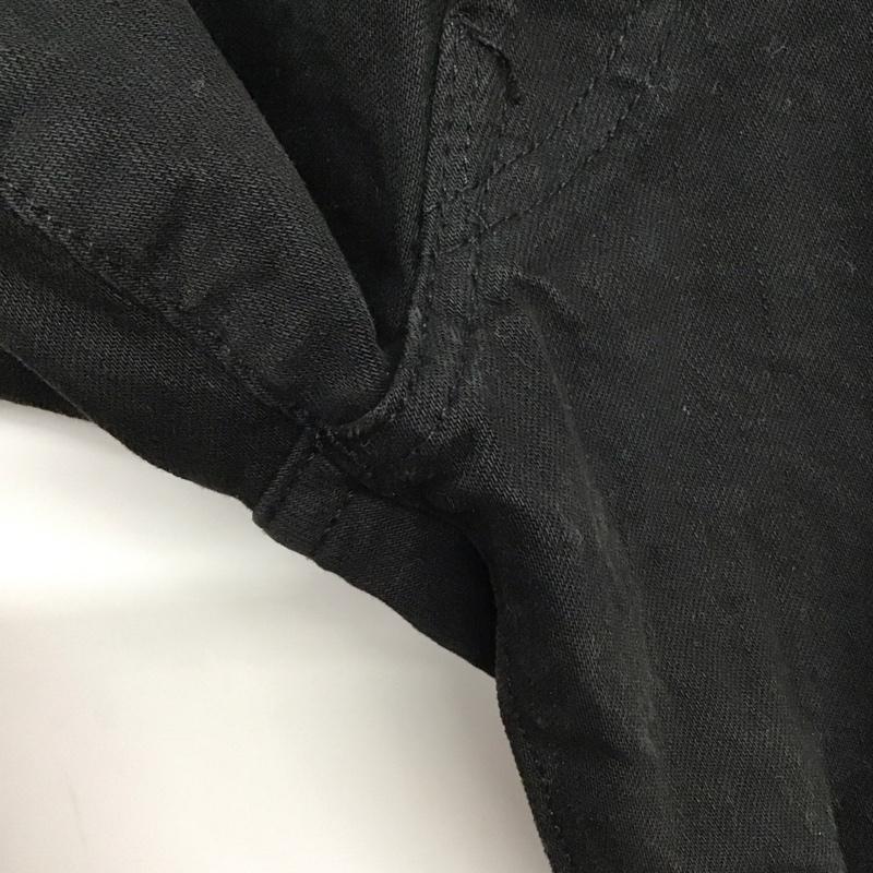 ポロラルフローレン POLO RALPH LAUREN パンツ デニム、ジーンズ デニムパンツ スリムパンツ カジュアルパンツ ストレッチパンツ 30インチ 無地 黒 / ブラック /  メンズ USED 古着 中古 10139885