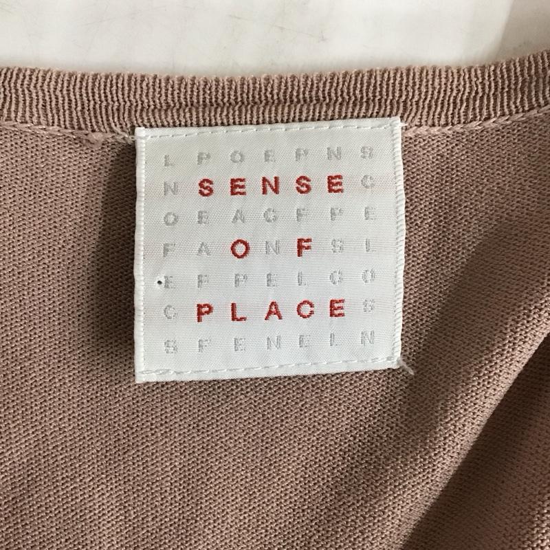 センスオブプレイスバイアーバンリサーチ SENSE OF PLACE by URBAN RESEARCH カーディガン 長袖 AA64-22A044 ロング丈 FREE 無地 桃 / ピンク /  レディース USED 古着 中古 10115417