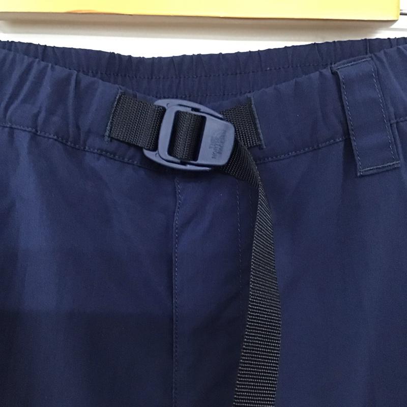 ザノースフェイス THE NORTH FACE パンツ ワークパンツ、ペインターパンツ nb31604 ボトム ワイドパンツ カジュアルパンツ L ロゴ、文字 紺 / ネイビー /  メンズ USED 古着 中古 10136817