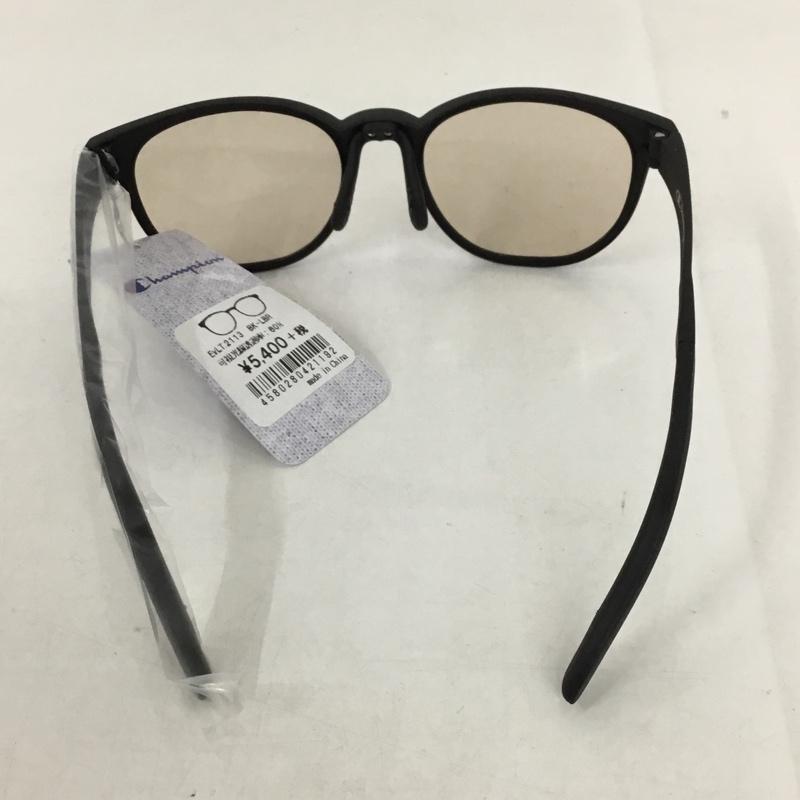 チャンピオン Champion めがね・サングラス サングラス EvLT2113 Ever3 カラーレンズ ワンポイント 黒 / ブラック /  メンズ USED 古着 中古 10129348