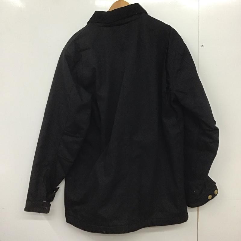 カーハート Carhartt ジャケット、上着 ジャケット、ブレザー カジュアルジャケット アウター カラージャケット M ロゴ、文字 黒 / ブラック /  メンズ USED 古着 中古 10146056