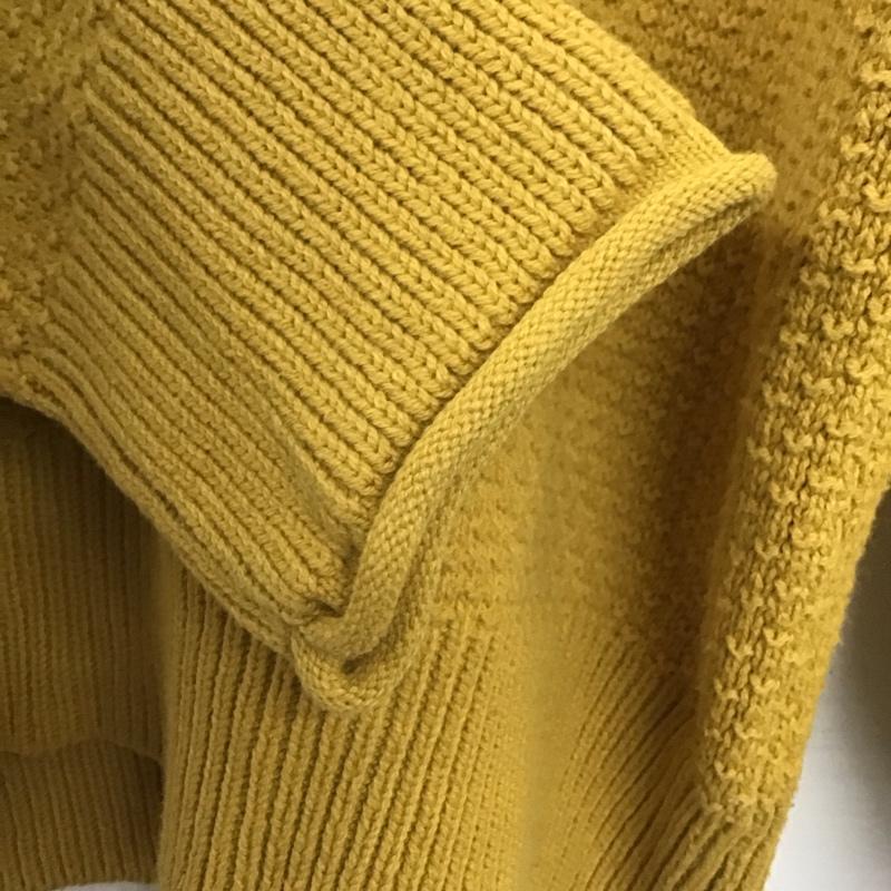 スタディオクリップ studio CLIP ニット、セーター 長袖 L 無地 マスタード / マスタード /  レディース USED 古着 中古 10142291