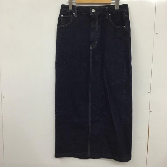 ザラ ZARA スカート ロングスカート 9863/258/407 デニム ペンシルスカート M 無地 インディゴ / インディゴ /  レディース USED 古着 中古 10133641