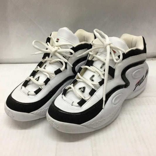 フィラ FILA スニーカー スニーカー F0478 0120 Grant Hill 3 28cm 28.0cm ロゴ、文字 白 / ホワイト / X 黒 / ブラック /  メンズ USED 古着 中古 10119903