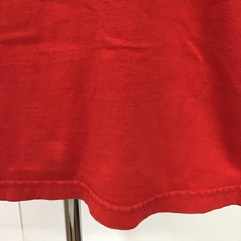 ゲス Guess Tシャツ 半袖 クルーネック ロゴ、文字 赤 / レッド /  メンズ USED 古着 中古 10116518