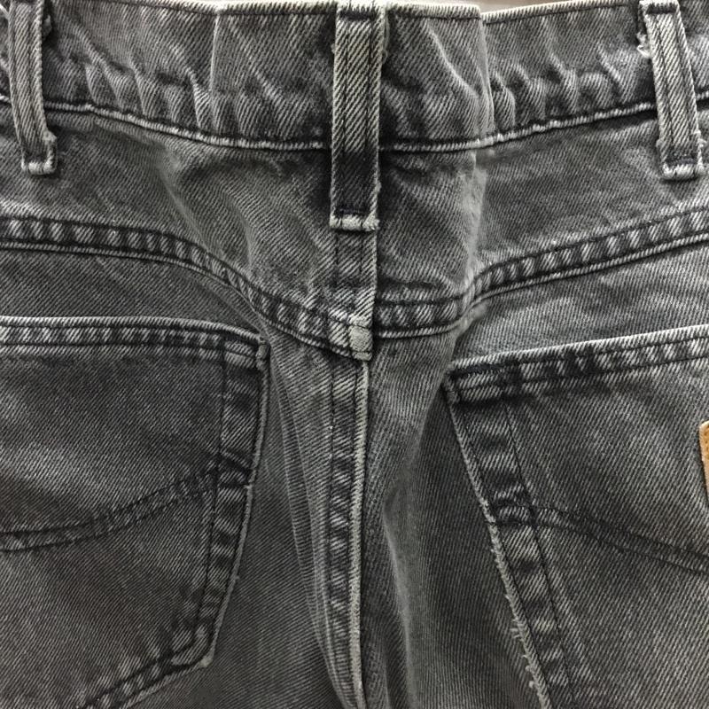 カーハート Carhartt パンツ デニム、ジーンズ デニムパンツ ストレートパンツ ワイドパンツ カジュアルパンツ 無地 黒 / ブラック /  メンズ USED 古着 中古 10122286