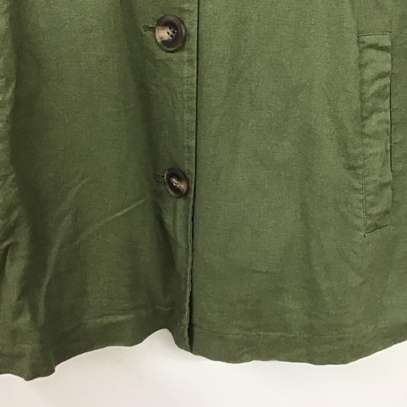 ザラ ZARA ジャケット、上着 ジャケット、ブレザー M 無地 カーキ / カーキ /  レディース USED 古着 中古 10147849