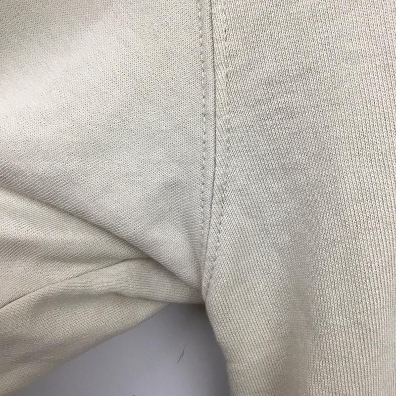 ザラ ZARA トレーナー 長袖 2335 156 711 ポロ スウェット エルボーパッチ L 無地 ベージュ / ベージュ /  レディース USED 古着 中古 10139239