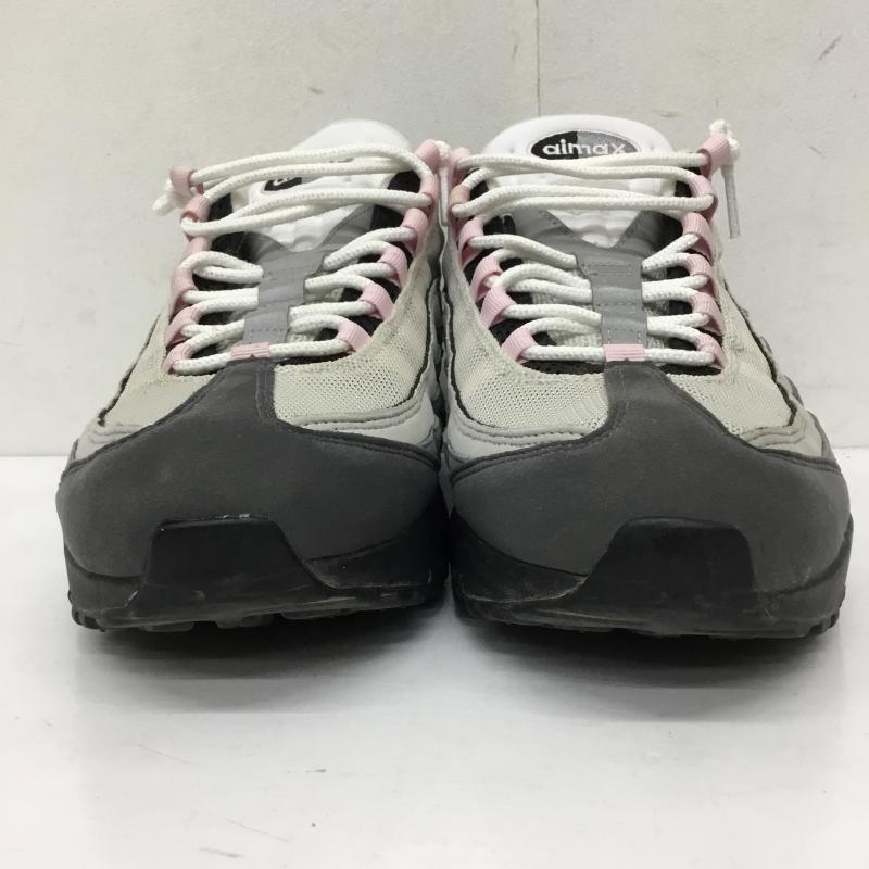 ナイキ NIKE スニーカー スニーカー Air Max 95 Gunsmoke/Pink Foam CJ0588-001 28.5cm ロゴ、文字 灰 / グレー / X 桃 / ピンク /  メンズ USED 古着 中古 10144474
