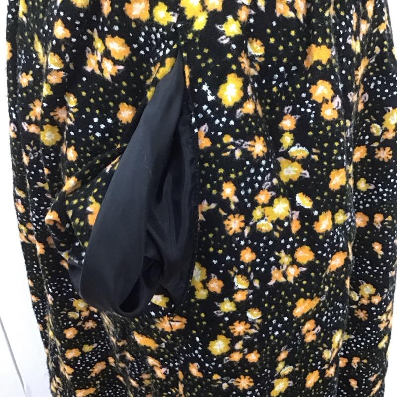 ロデオクラウンズ Rodeo Crowns ボトムス ボトムス 050BSZ31-0050 ワイドパンツ FREE 花柄 黒 / ブラック / X 橙 / オレンジ /  レディース USED 古着 中古 10108434