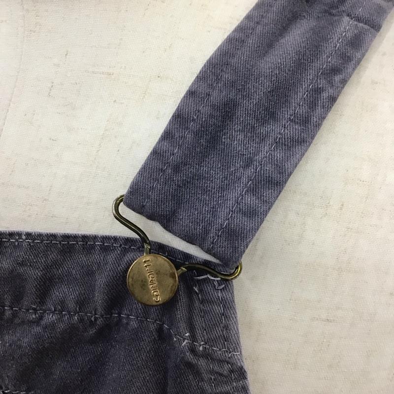 カーハート Carhartt サロペット・オーバーオール サロペット、オーバーオール デニムオーバーオール ワークパンツ オールインワン つなぎ ロゴ、文字 灰 / グレー /  メンズ USED 古着 中古 10115314