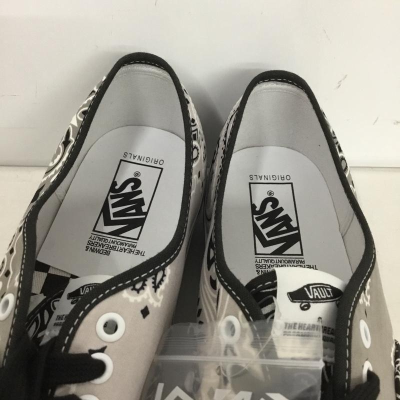 バンズ VANS スニーカー スニーカー 23AB0019B BEDWIN AUTHENTIC LX 29cm 箱有 29.0cm 総柄 白 / ホワイト / X 黒 / ブラック / X 灰 / グレー /  メンズ USED 古着 中古 10142703