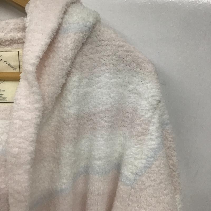 ジェラートピケ gelato pique カーディガン 長袖 PWNT185032 パウダーボーダーガウン ルームウェア ロゴ FREE ロゴ、文字 白 / ホワイト / X 桃 / ピンク / X 水色 / ライトブルー /  レディース USED 古着 中古 10145906