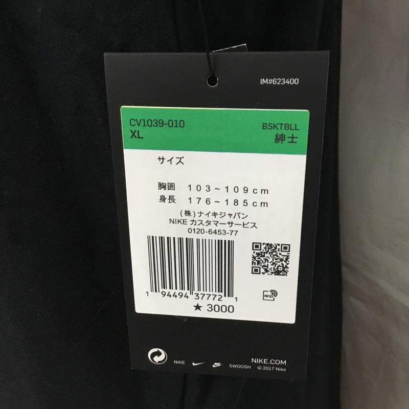 ナイキ NIKE Tシャツ 半袖 CV1039-010 DRI-FIT Basketball Short Sleeve XL ロゴ、文字 黒 / ブラック /  メンズ USED 古着 中古 10114809