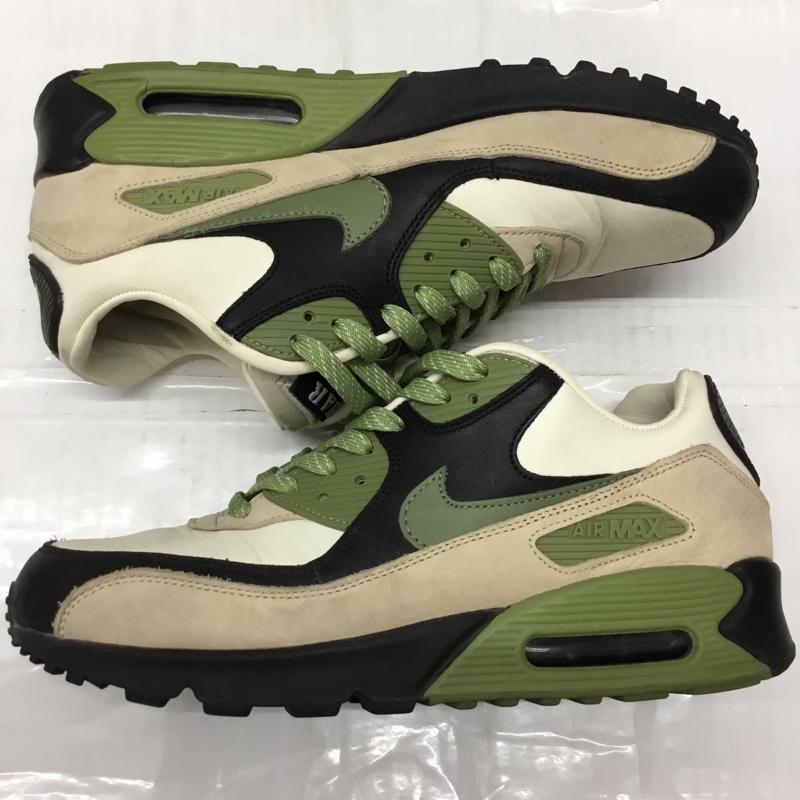 ナイキ NIKE スニーカー スニーカー CI5646-200 AIR MAX 90 NRG 28cm 28.0cm ロゴ、文字 白 / ホワイト / X 黒 / ブラック / X カーキ / カーキ /  メンズ USED 古着 中古 10107841