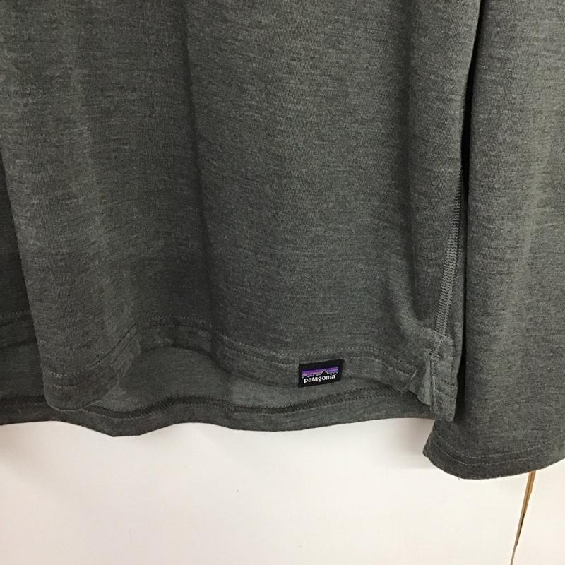パタゴニア patagonia Tシャツ 長袖 L 無地 灰 / グレー /  メンズ USED 古着 中古 10143331