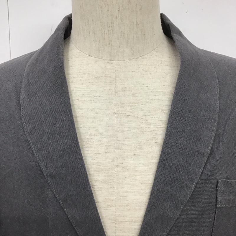 サンデーワークス SUNDAY WORKS ジャケット、上着 ジャケット、ブレザー ロングジャケット アウター カジュアルジャケット カラージャケット L 無地 灰 / グレー /  メンズ USED 古着 中古 10107810