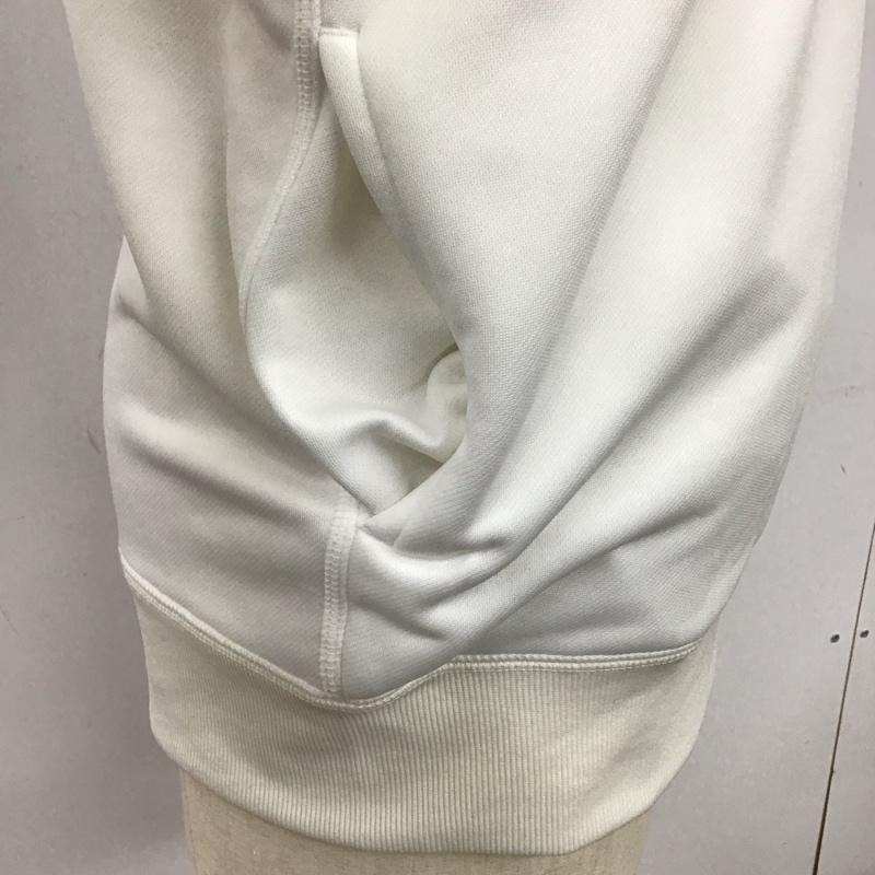 アディダス adidas トレーナー 長袖 DN1451 クルーネック スウェット M ロゴ、文字 白 / ホワイト /  メンズ USED 古着 中古 10123283