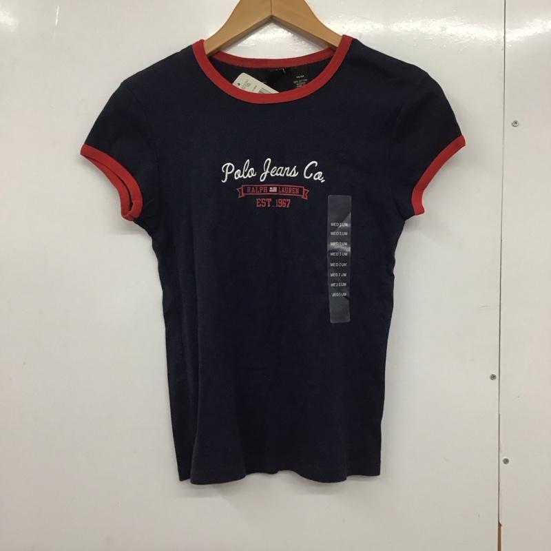 ポロジーンズ Polo Jeans Co. Tシャツ 半袖 M 無地 紺 / ネイビー /  レディース USED 古着 中古 10133351