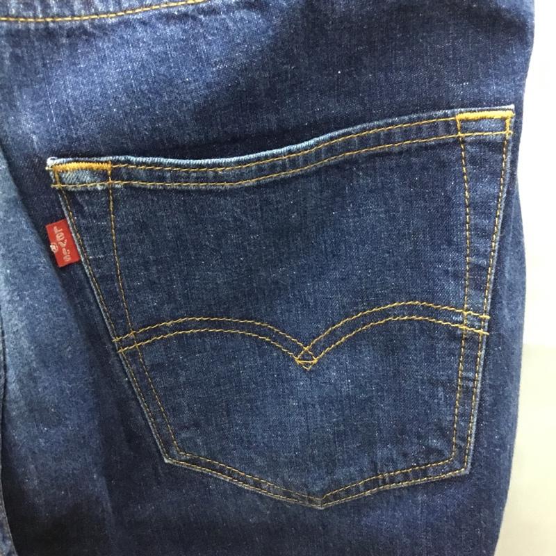 リーバイス Levi s パンツ デニム、ジーンズ 501 W33 L30 ボタンフライ 33インチ 無地 インディゴ / インディゴ /  メンズ USED 古着 中古 10116086