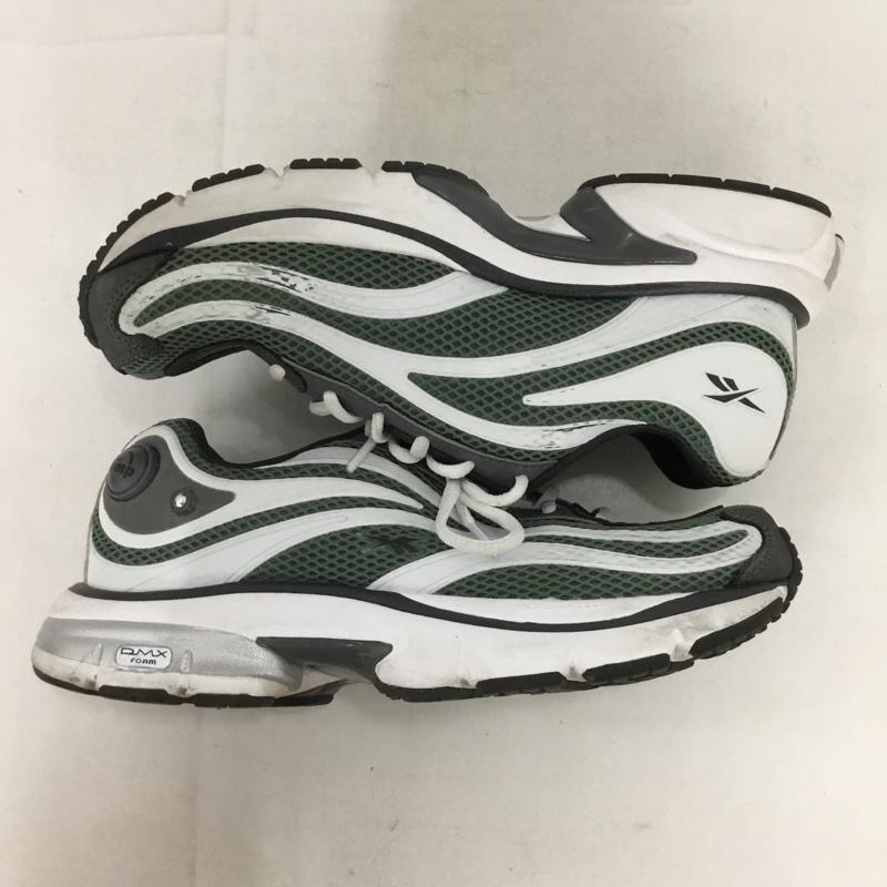 リーボック Reebok スニーカー スニーカー 100074441 PREMIER PUMP PARIS TRAINER 23.5cm 23.5cm ロゴ、文字 白 / ホワイト / X 緑 / グリーン / X 灰 / グレー /  レディース USED 古着 中古 10133608