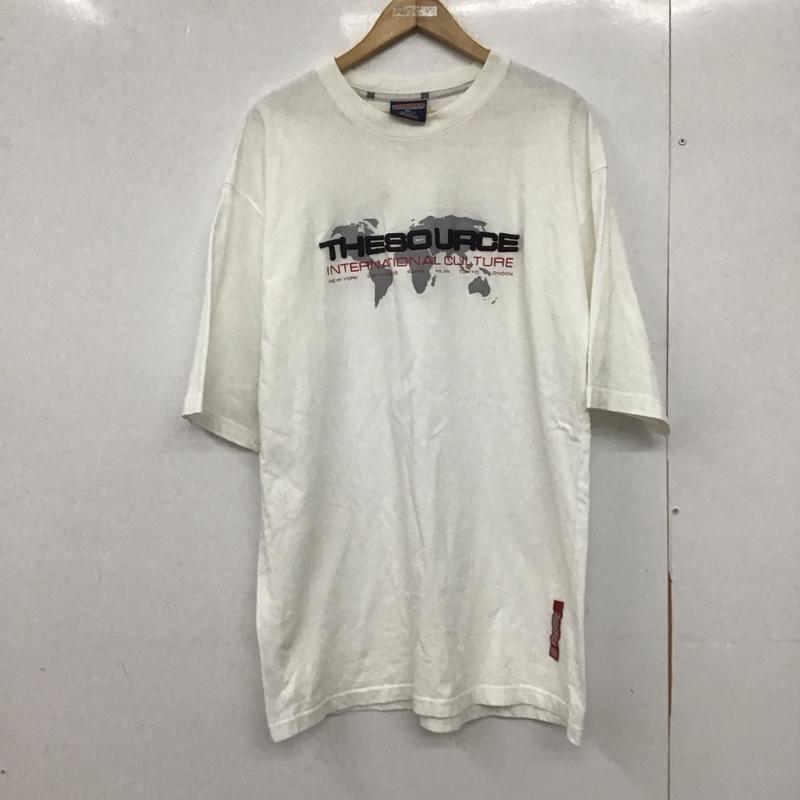 古着 USED Tシャツ 半袖 半袖カットソー プリントTシャツ クルーネックカットソー XL ロゴ、文字 白 / ホワイト /  メンズ USED 古着 中古 10148286