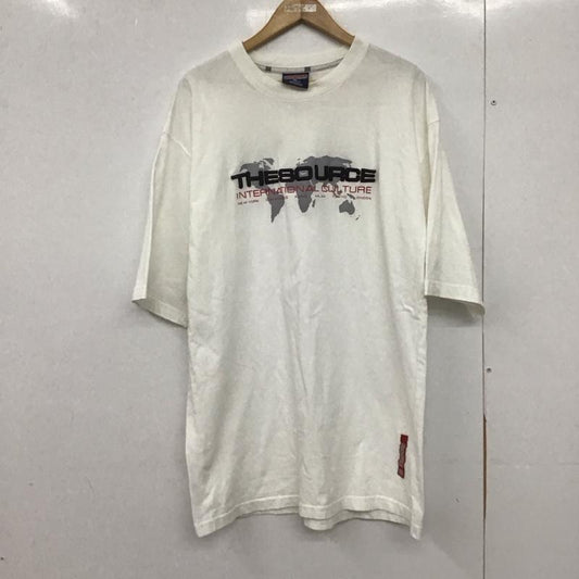 古着 USED Tシャツ 半袖 半袖カットソー プリントTシャツ クルーネックカットソー XL ロゴ、文字 白 / ホワイト /  メンズ USED 古着 中古 10148286