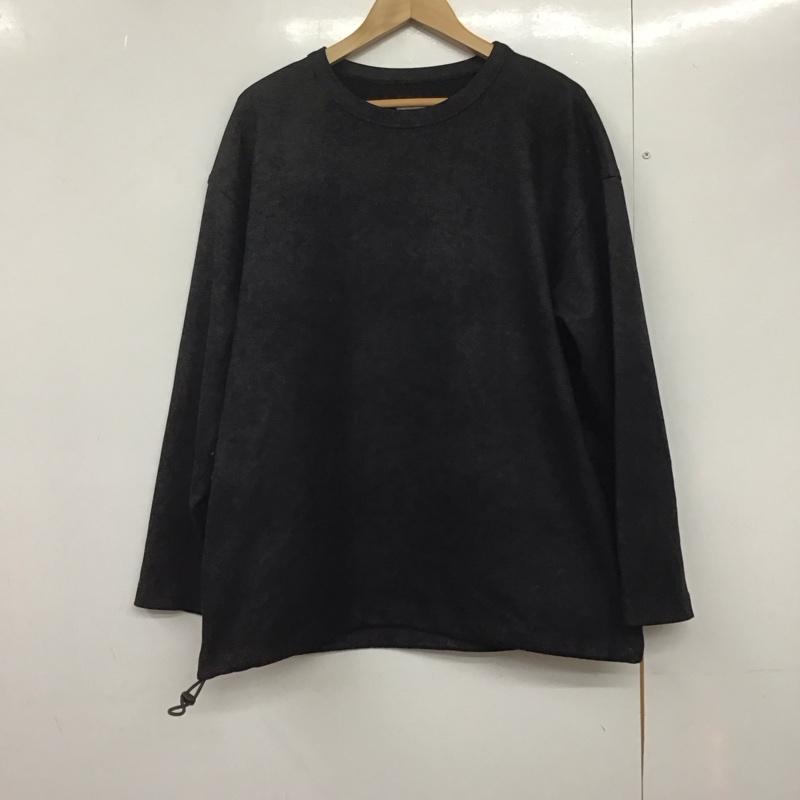 ワングラビティ ONE GRAVITY カットソー 長袖 長袖カットソー 無地カットソー クルーネック M 無地 黒 / ブラック /  メンズ USED 古着 中古 10142944