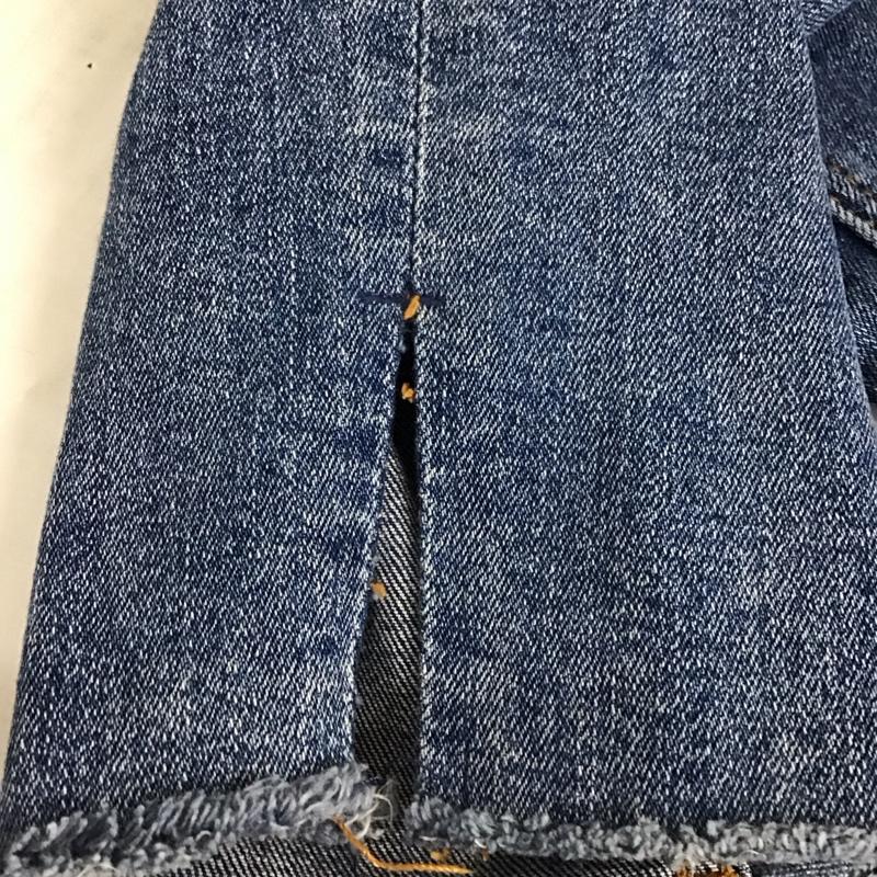 ザラ ZARA パンツ デニム、ジーンズ デニムパンツ スリムパンツ ストレッチパンツ ジーンズ 38インチ 無地 インディゴ / インディゴ /  レディース USED 古着 中古 10117858
