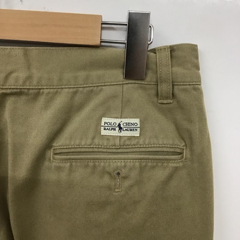 ポロバイラルフローレン Polo by RALPH LAUREN パンツ チノパン チノパン カジュアルパンツ ワイドパンツ ストレートパンツ 32インチ 無地 ベージュ / ベージュ /  メンズ USED 古着 中古 10112800
