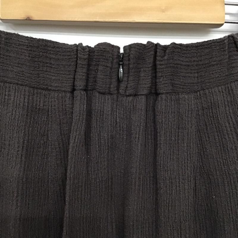 ロペピクニック ROPE  PICNIC スカート ひざ丈スカート ロングスカート タイトスカート バックスリット 38 無地 茶 / ブラウン /  レディース USED 古着 中古 10149364