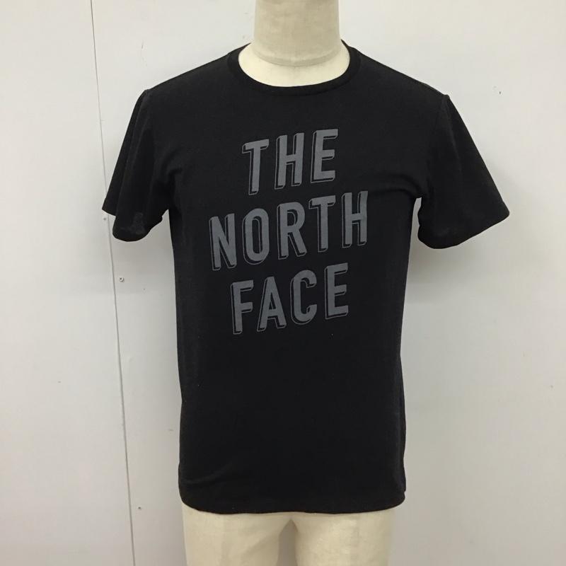 ザノースフェイス THE NORTH FACE Tシャツ 半袖 nt81879 半袖カットソー プリントTシャツ M ロゴ、文字 黒 / ブラック /  メンズ USED 古着 中古 10123762