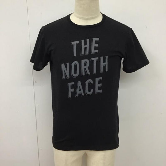 ザノースフェイス THE NORTH FACE Tシャツ 半袖 nt81879 半袖カットソー プリントTシャツ M ロゴ、文字 黒 / ブラック /  メンズ USED 古着 中古 10123762