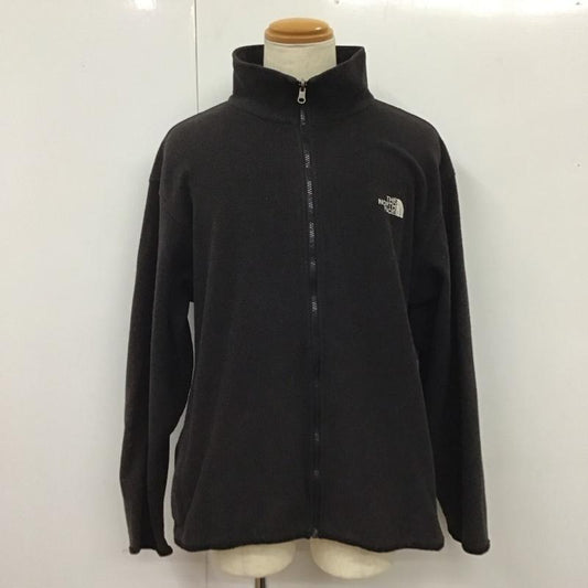 ザノースフェイス THE NORTH FACE ジャケット、上着 ジャケット、ブレザー ジップアップジャケット フリースジャケット アウター XL ロゴ、文字 黒 / ブラック /  メンズ USED 古着 中古 10116655