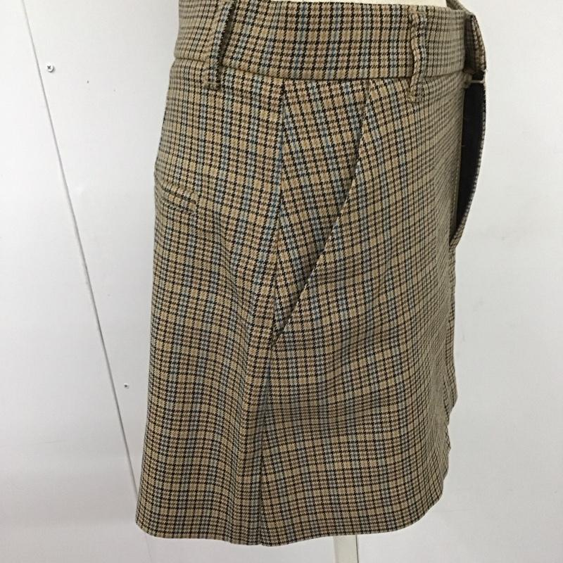 ザラ ZARA パンツ ショートパンツ 4661 271 050 S チェック ベージュ / ベージュ / X 黒 / ブラック / X 水色 / ライトブルー /  レディース USED 古着 中古 10113007