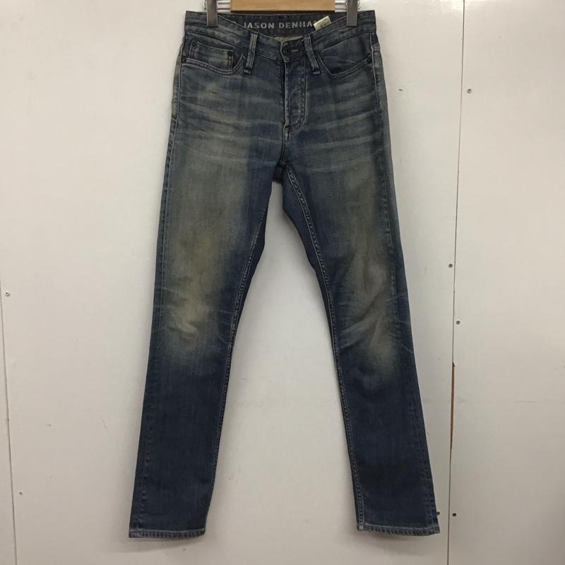 デンハム DENHAM パンツ デニム、ジーンズ デニムパンツ スリムパンツ カジュアルパンツ ストレッチパンツ 35インチ 無地 インディゴ / インディゴ /  メンズ USED 古着 中古 10139521