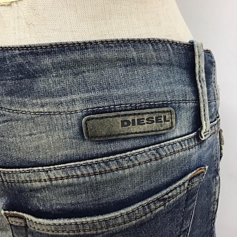 ディーゼル DIESEL パンツ デニム、ジーンズ 無地 インディゴ / インディゴ /  レディース USED 古着 中古 10121371