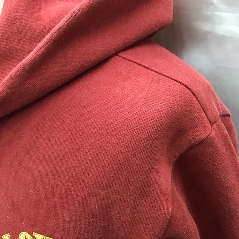 リーバイスレッドタブ Levi s RED TAB パーカー 長袖 長袖パーカー フード付きパーカー プリントスウェット トレーナー M ロゴ、文字 えんじ / ワインレッド /  メンズ USED 古着 中古 10122689