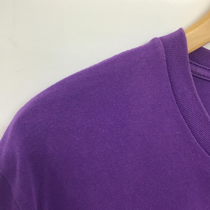 カーハート Carhartt Tシャツ 半袖 半袖カットソー プリントTシャツ クルーネックカットソー M ロゴ、文字 紫 / パープル /  メンズ USED 古着 中古 10148313