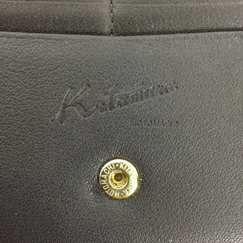 キタムラ Kitamura 財布 長財布 リボン 無地 ダークブラウン / ダークブラウン /  レディース USED 古着 中古 10125197