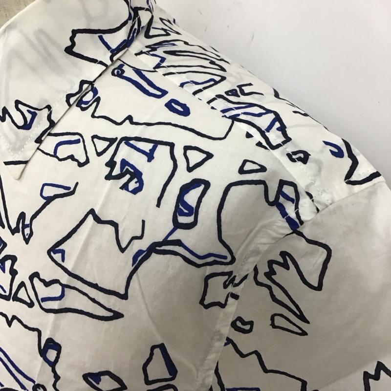 アルマーニエクスチェンジ ARMANI EXCHANGE シャツ、ブラウス 半袖 半袖シャツ 総柄シャツ プリントシャツ M プリント 白 / ホワイト /  メンズ USED 古着 中古 10127760