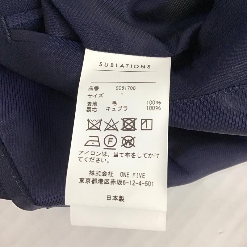 サブレーションズ SUBLATIONS ジャケット、上着 ジャケット、ブレザー 無地 紺 / ネイビー /  メンズ USED 古着 中古 10123567