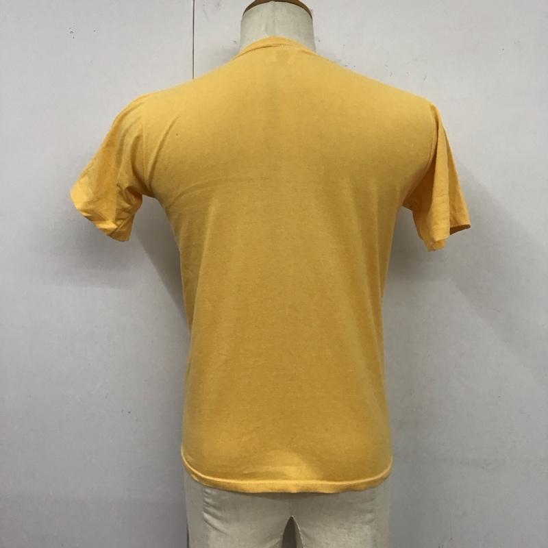 古着 USED Tシャツ 半袖 半袖カットソー プリントTシャツ クルーネックカットソー S プリント 黄 / イエロー /  メンズ USED 古着 中古 10124009