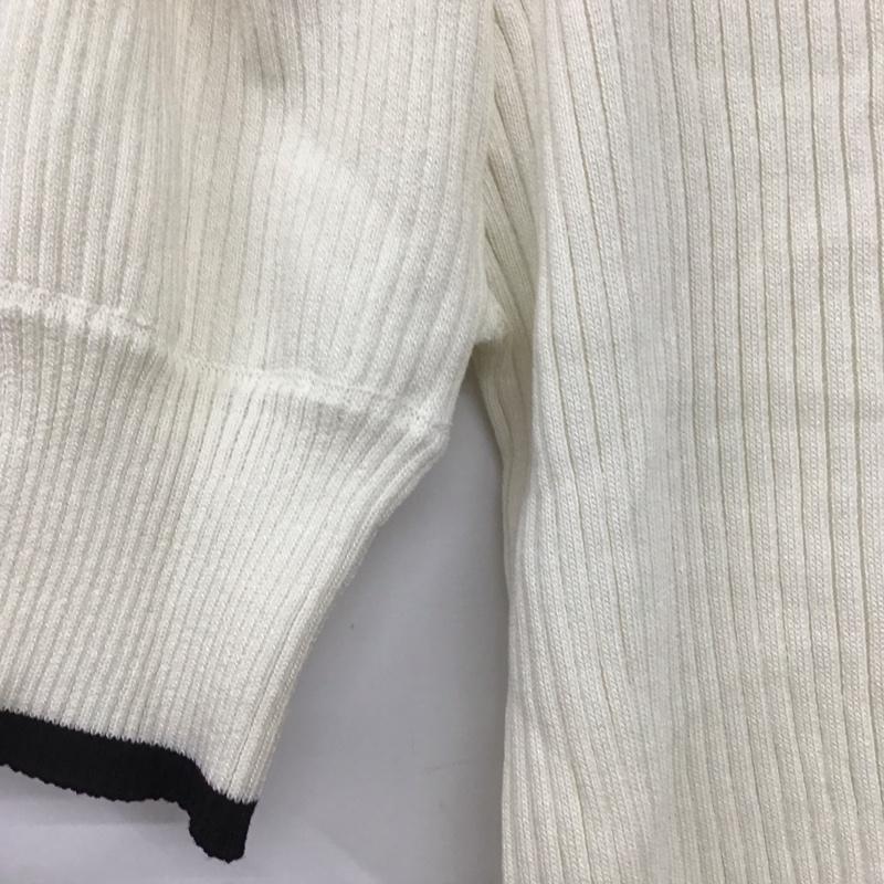 アースミュージックアンドエコロジー earth music&ecology カットソー 半袖 FREE 無地 白 / ホワイト /  レディース USED 古着 中古 10141564