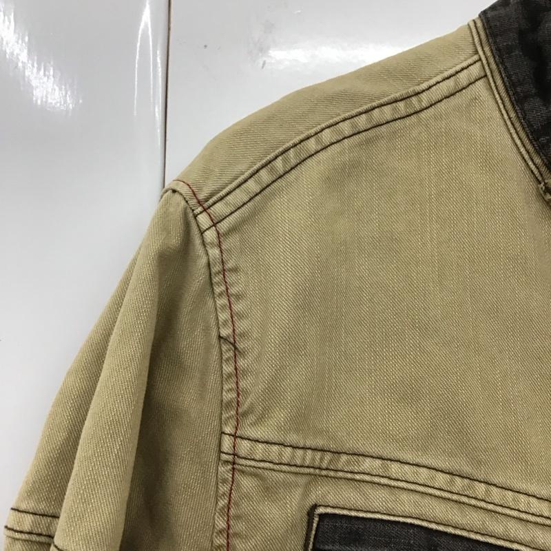 古着 USED ジャケット、上着 ジャンパー、ブルゾン ジップアップジャケット ジャンパー ジャケット カジュアルジャケット アウター L 無地 ベージュ / ベージュ /  メンズ USED 古着 中古 10108692